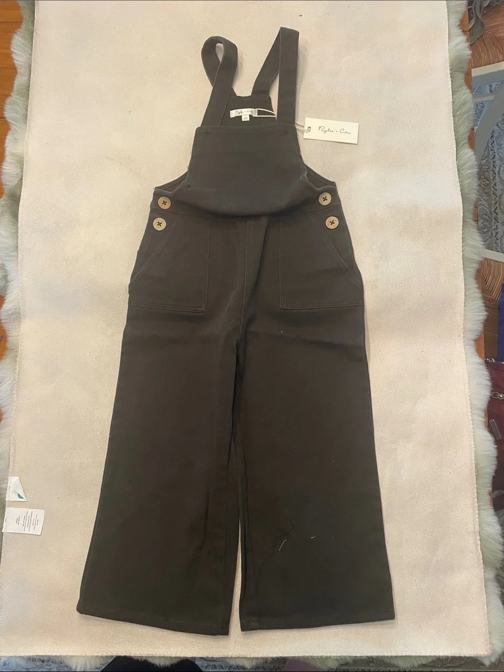 Rylee + Cru Black Coveralls